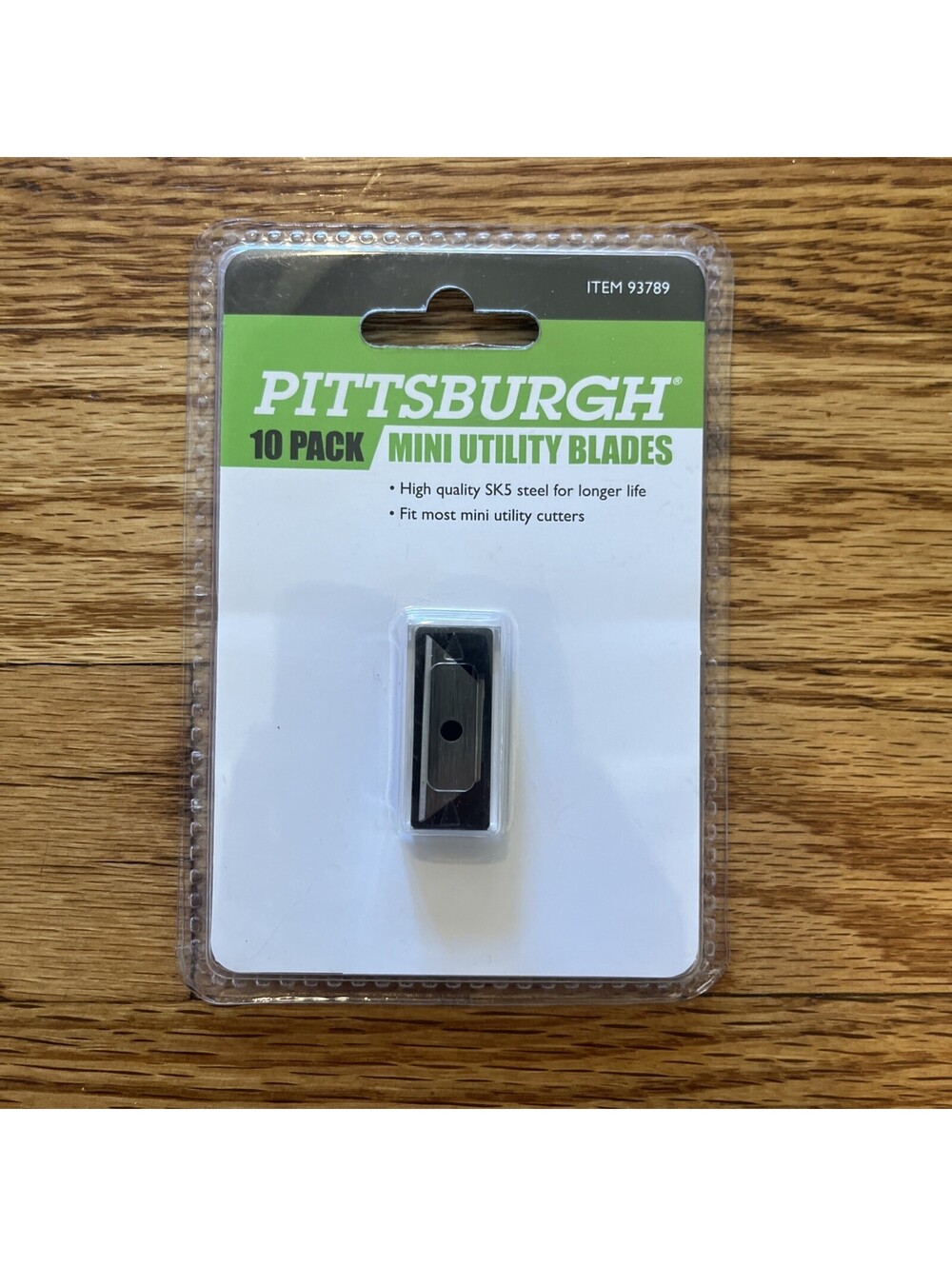 Pittsburgh 93789 Mini Utility Knife Replacement Blades - 10 Pack OEM - Brand New